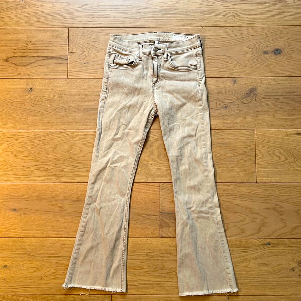 Rag & Bone flair size 26 sand